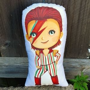 David Bowie Ziggy Stardust Pillow Pal. New.